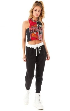 CARMAR CONTRAST WAISTBAND SWEATPANTS