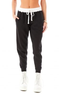 CARMAR CONTRAST WAISTBAND SWEATPANTS