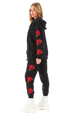 CARMAR ROSE EMBROIDERED SWEATPANTS 12 CARMAR ROSE EMBROIDERED SWEATPANTS