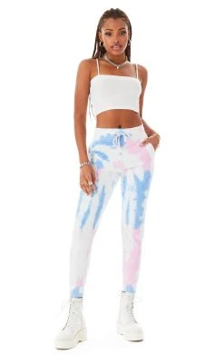CARMAR SPIRAL TIE DYE SWEATPANTS