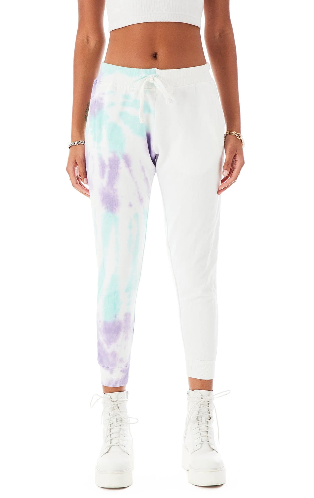 CARMAR SPLICED TIE DYE SWEATPANTS CARMAR SPLICED TIE DYE SWEATPANTS