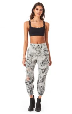 CARMAR BLEACH DYE CARGO PANT