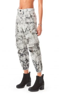CARMAR BLEACH DYE CARGO PANT
