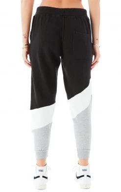 CARMAR DIAGONAL COLOR BLOCK SWEATPANTS