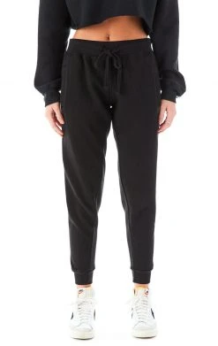 CARMAR RHINESTONE STRIP SWEATPANTS