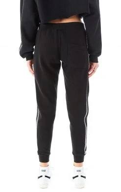 CARMAR RHINESTONE STRIP SWEATPANTS