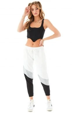 CARMAR DIAGONAL COLOR BLOCK SWEATPANTS