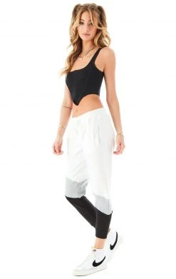 CARMAR DIAGONAL COLOR BLOCK SWEATPANTS