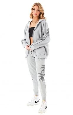 CARMAR RHINESTONE PALM TREE SWEATPANTS