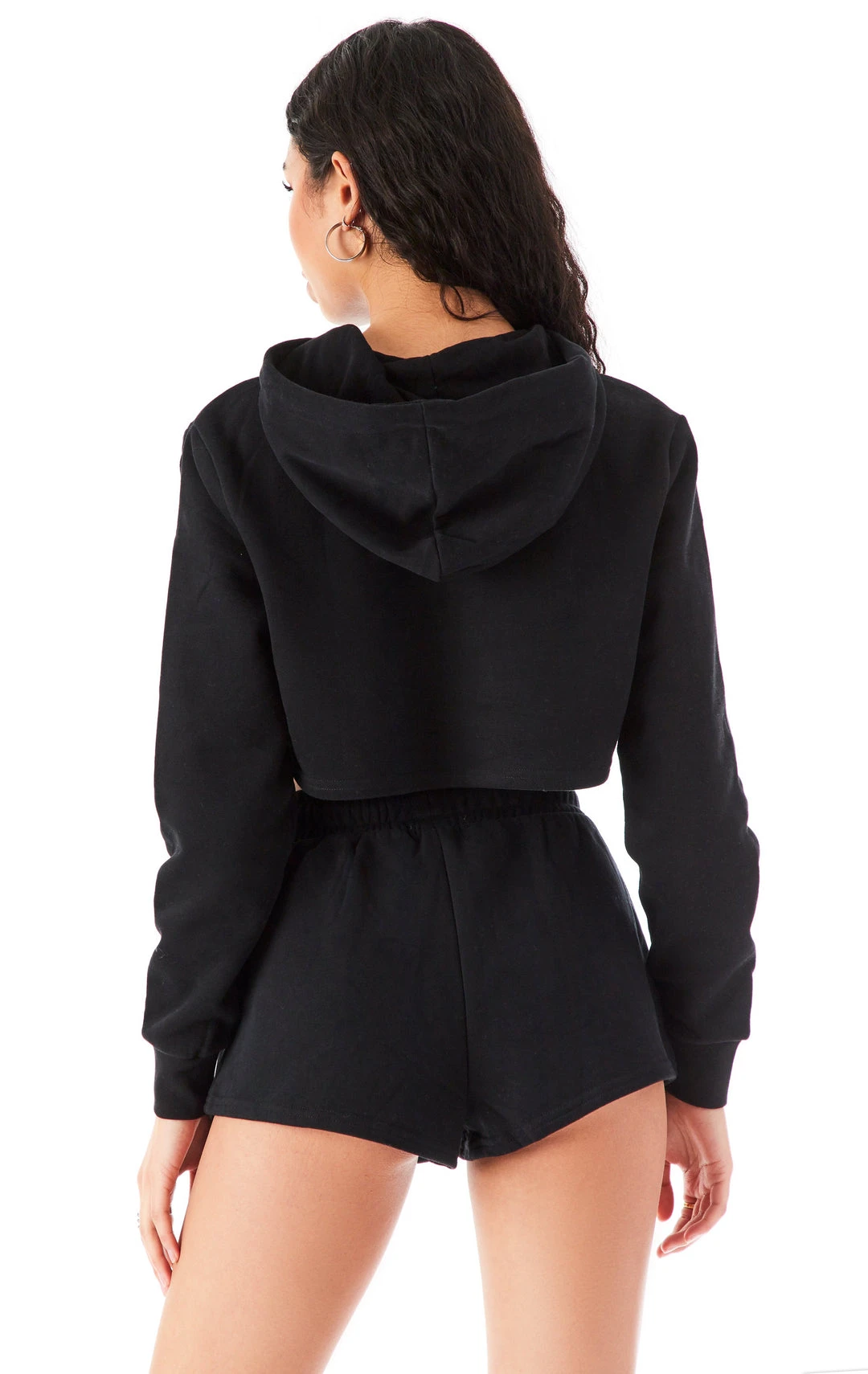 CARMAR SWEATSHIRTS RHINESTONE BUTTERFLY CROPPED HOODIE 6 CARMAR SWEATSHIRTS RHINESTONE BUTTERFLY CROPPED HOODIE