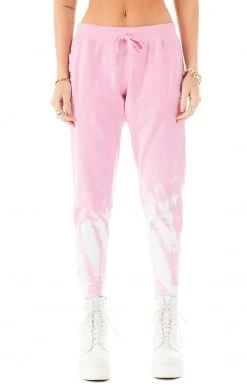 CARMAR DIAGONAL DIP TIE DYE SWEATPANTS