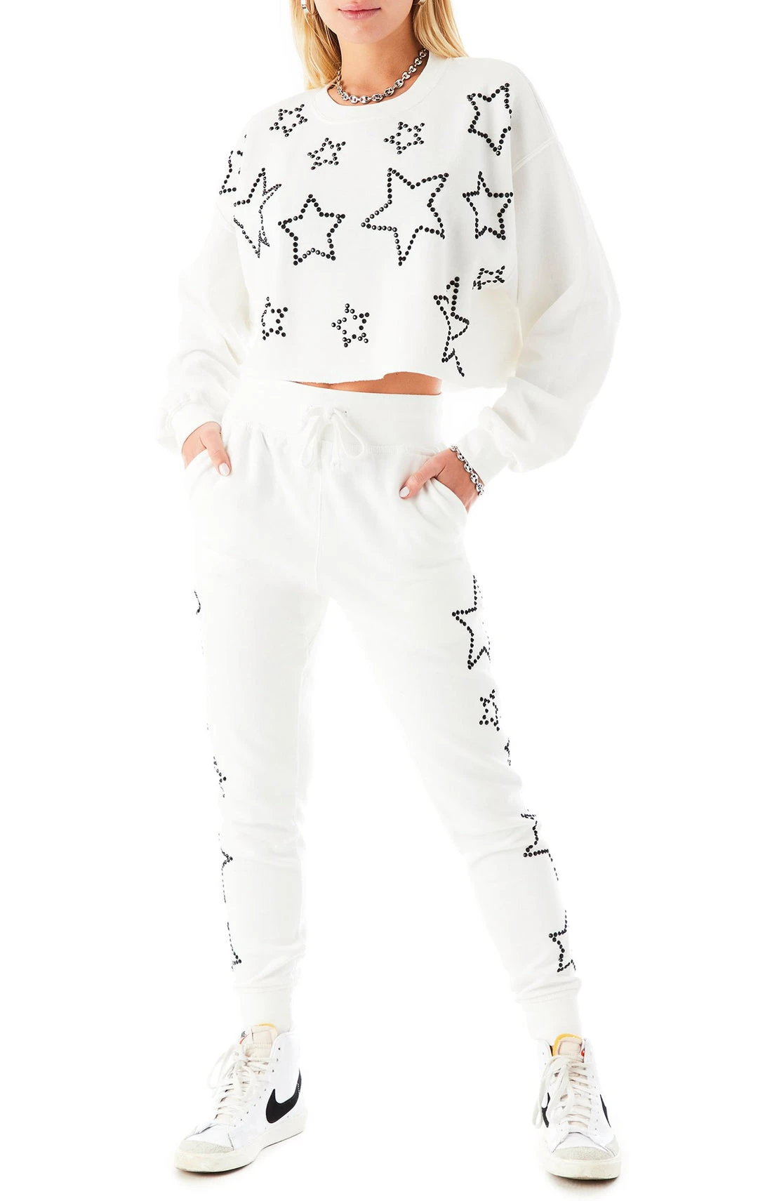 CARMAR RHINESTONE STAR OUTLINE SWEATPANTS 4 CARMAR RHINESTONE STAR OUTLINE SWEATPANTS