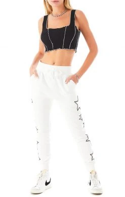 CARMAR RHINESTONE STAR OUTLINE SWEATPANTS 21 CARMAR RHINESTONE STAR OUTLINE SWEATPANTS