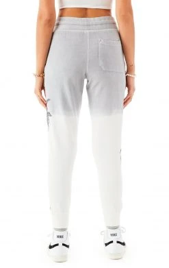 CARMAR RHINESTONE PALM TREE DIP DYE SWEATPANTS