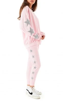 CARMAR SILVER STAR PATCH SWEATPANTS