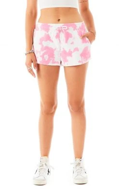 CARMAR CLOUD TIE DYE DRAWSTRING SHORTS