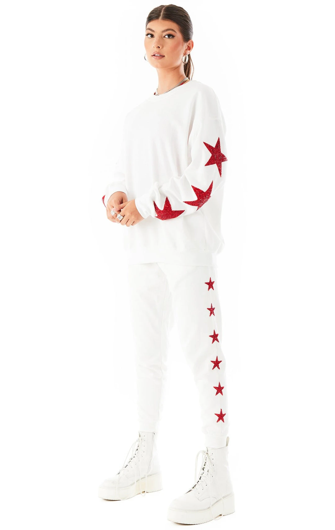 CARMAR RED STAR PATCH SWEATPANTS 13 CARMAR RED STAR PATCH SWEATPANTS