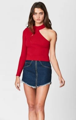 Carmar Denim SALE CUT OUT SHOULDER SWEATER