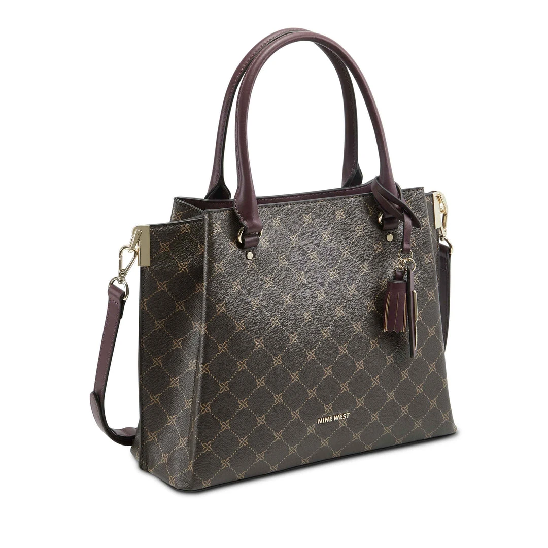 Nine West Handbags Imogen Lrg Jet Set Satchel 4 Nine West Handbags Imogen Lrg Jet Set Satchel