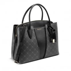 Nine West Handbags Lorraine Lrg Jet Set Satchel