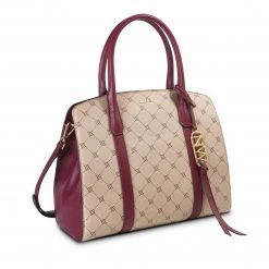 Nine West Handbags Marianna Triple Compartment Satchel