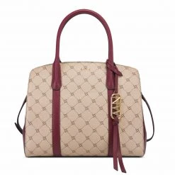 Nine West Handbags Marianna Triple Compartment Satchel