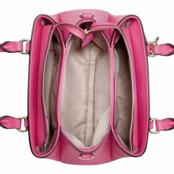 Nine West Handbags Rose Small Jet Set Satchel 5 Nine West Handbags Rose Small Jet Set Satchel