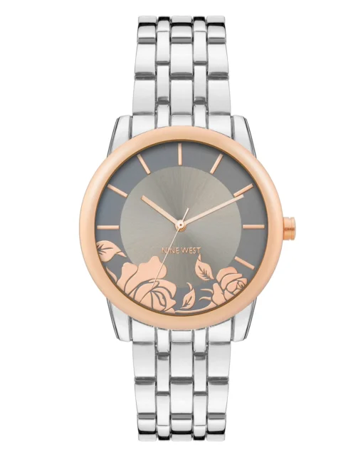 Nine West Watches Floral Dial Watch