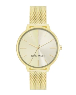 Nine West Watches Mesh Bracelet Watch