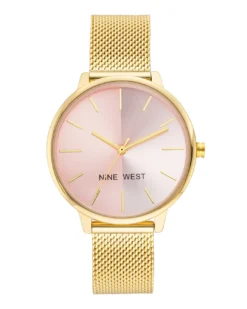 Nine West Watches Mesh Bracelet Watch