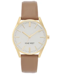 Nine West Watches Classic Strap Watch