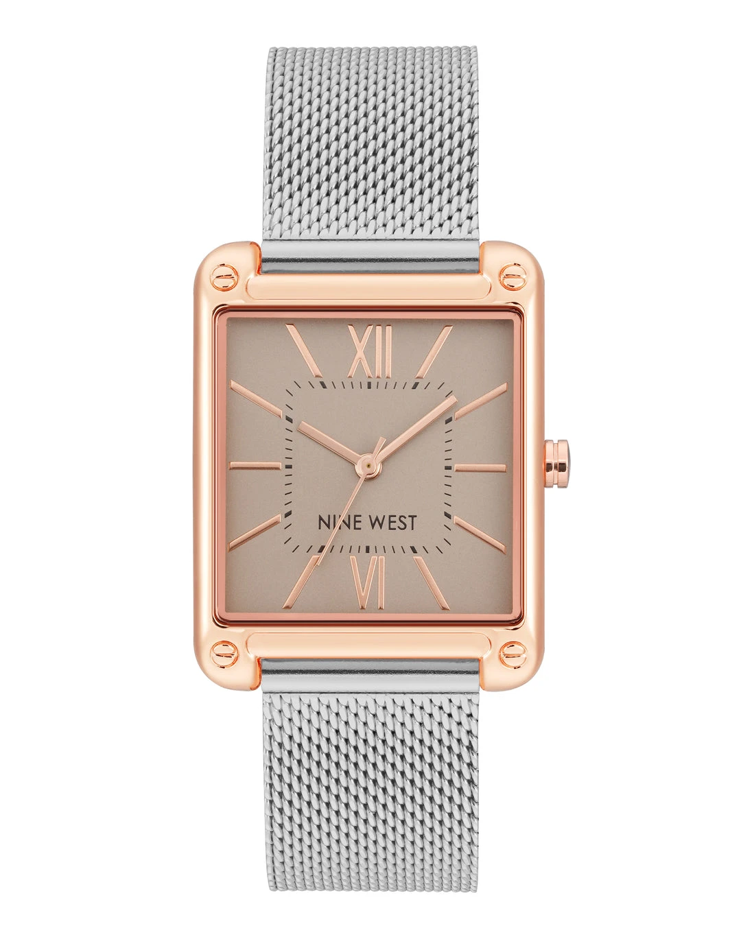 Nine West Watches Rectangular Case Mesh Bracelet Watch 3 Nine West Watches Rectangular Case Mesh Bracelet Watch