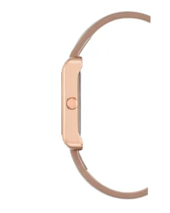 Nine West Watches Rectangular Case Strap Watch