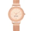 Nine West Watches Minimalist Mesh Bracelet Watch