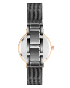 Nine West Watches Minimalist Mesh Bracelet Watch