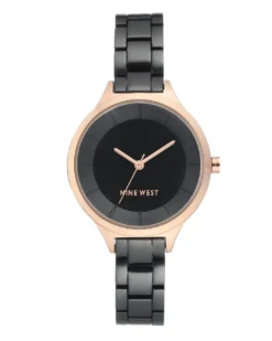 Nine West Watches Bracelet Watch With Contrasting Case