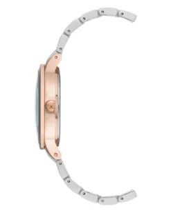 Nine West Watches Bracelet Watch With Contrasting Case