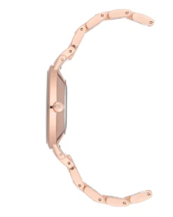 Nine West Watches Floral Dial Bracelet Watch