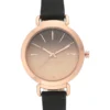 Nine West Watches Ombre Dial Strap Watch