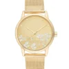 Nine West Watches Floral Dial Mesh Bracelet Watch 2 Nine West Watches Floral Dial Mesh Bracelet Watch