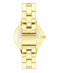 Nine West Watches Geometric Patterned Dial Watch
