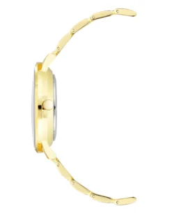 Nine West Watches Geometric Patterned Dial Watch