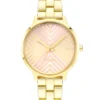 Nine West Watches Geometric Patterned Dial Watch