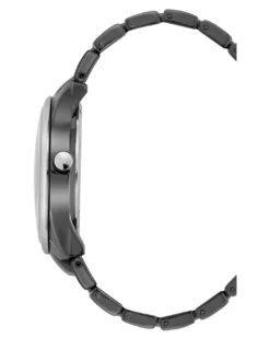 Nine West Watches Floral Dial Metal Bracelet Watch