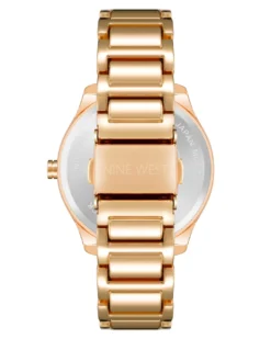 Nine West Watches Semi Square Case Bracelet Watch