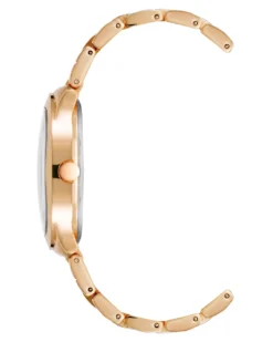 Nine West Watches Semi Square Case Bracelet Watch