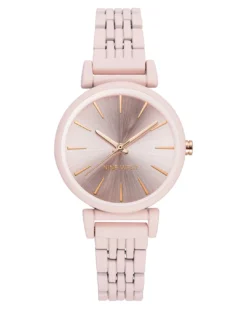 Nine West Watches Rubberized Bracelet Watch