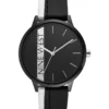 Nine West Watches Contrast Strap Watch