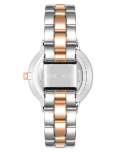 Nine West Watches Embossed Patterned Dial Watch