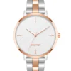 Nine West Watches Embossed Patterned Dial Watch
